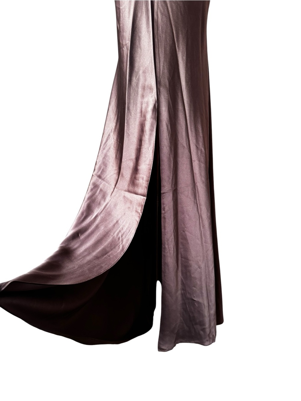 NWT Dannijo Mossy Maxi Slip Dress Dark Brown Medium - Picture 7 of 12